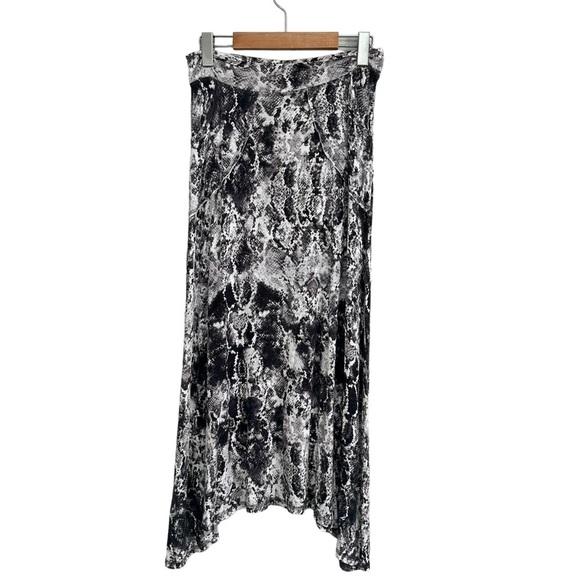 Coin1804 Dresses & Skirts - Coin1804 Long Skirt with Stretch Snake Skin Pattern Size S